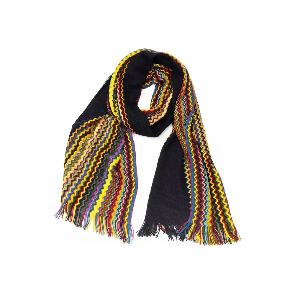 Missoni Multicolor Wool Men Scarf