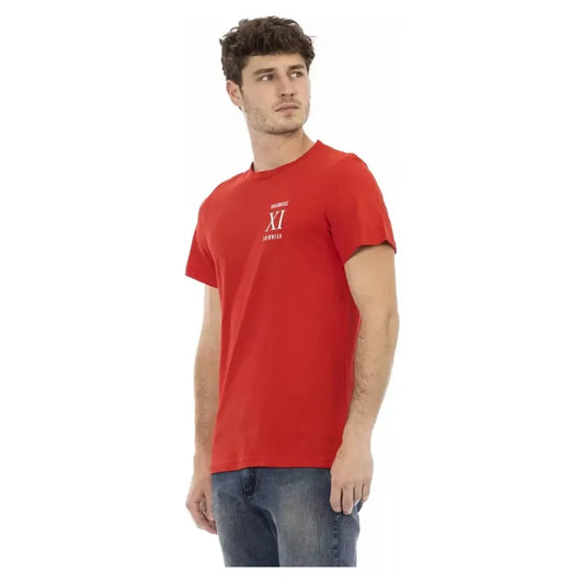 Bikkembergs Red Cotton Men T-Shirt Bikkembergs