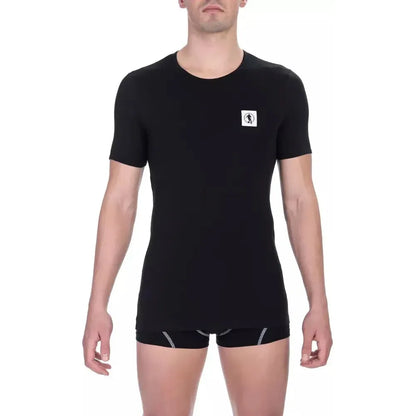 Bikkembergs Black Cotton Men T-Shirt Twin Pack Bikkembergs