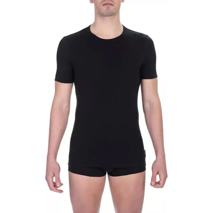 Bikkembergs Black Cotton Men's T-Shirt Bikkembergs