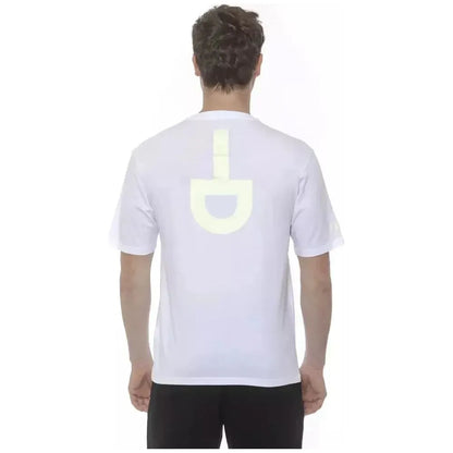 Tond White Cotton Men T-Shirt Tond