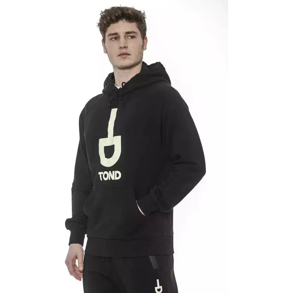 Tond Black Cotton Men Sweater Tond