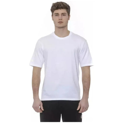 Tond White Cotton Men T-Shirt Tond