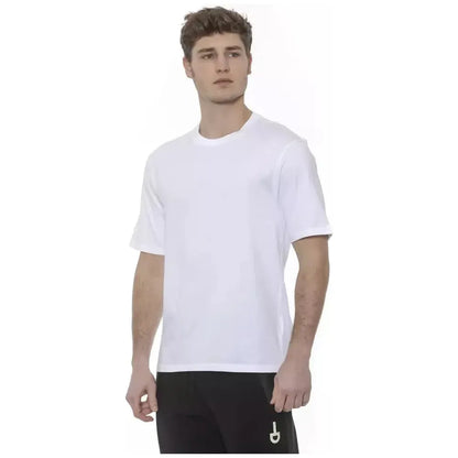 Tond White Cotton Men T-Shirt Tond