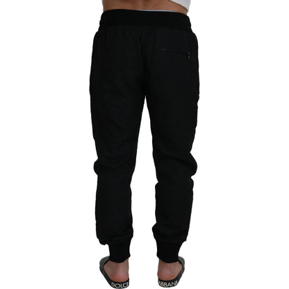 Dolce & Gabbana Black Men Casual Jogger Pants