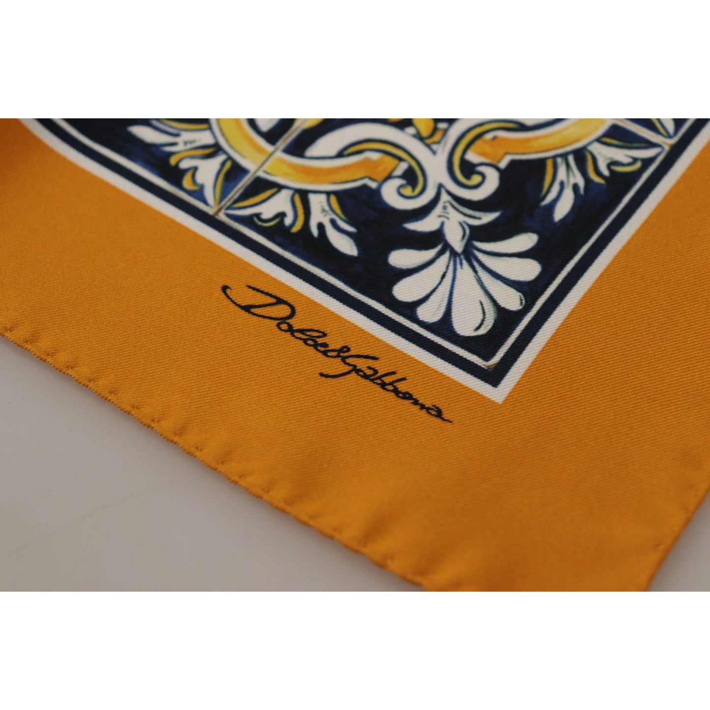 Dolce & Gabbana Elegant Silk Square Men's Scarf Dolce & Gabbana