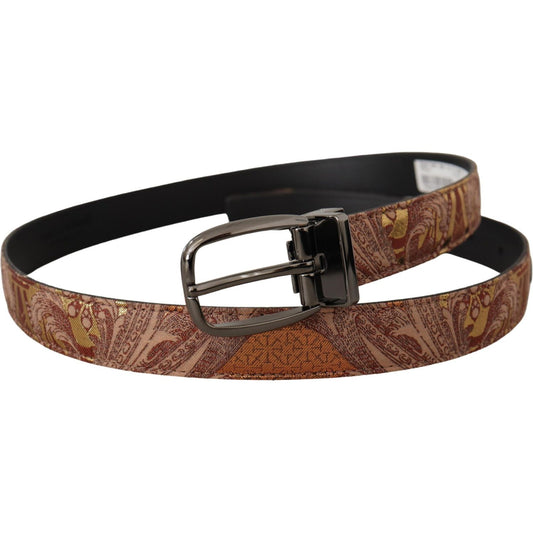 Dolce & Gabbana Multicolor Leather Signature Belt Dolce & Gabbana