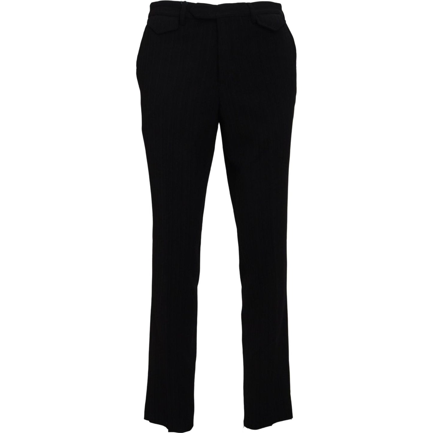 BENCIVENGA Elegant Black Italian Designer Pants BENCIVENGA