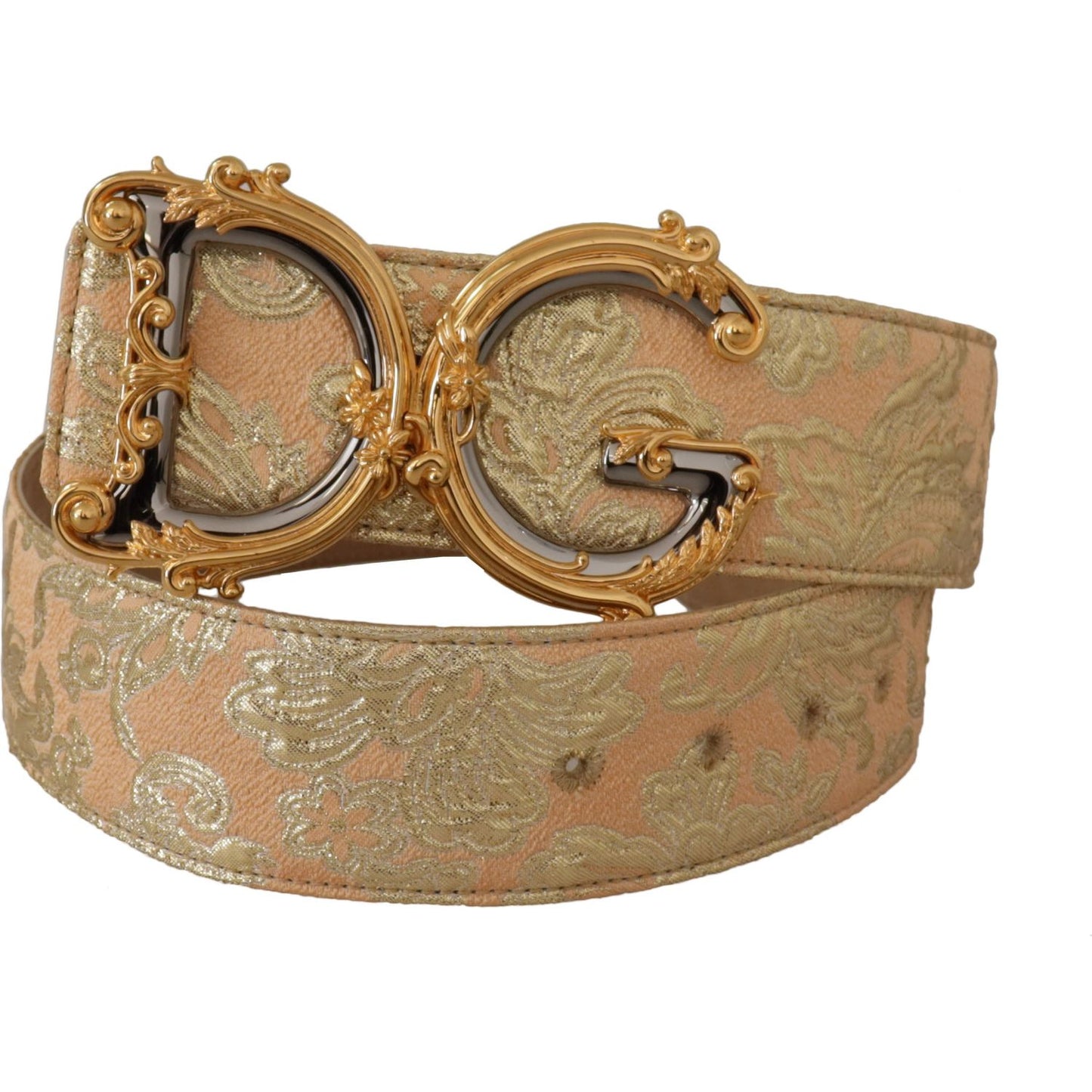 Dolce & Gabbana Elegant Leather Belt with Logo Buckle Dolce & Gabbana