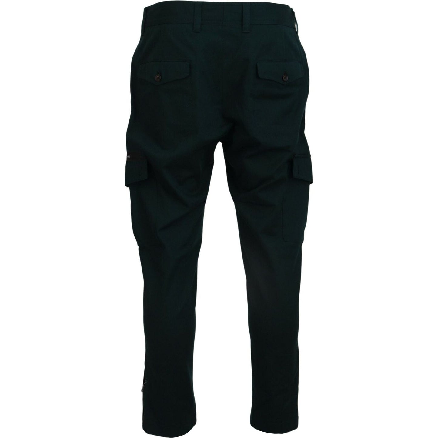 Dolce & Gabbana Elegant Green Slim Fit Cargo Jeans Dolce & Gabbana