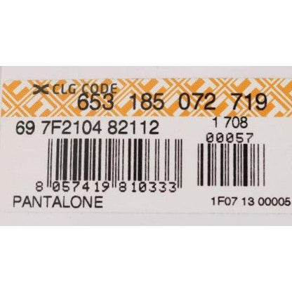 GF Ferre Blue Cotton Stretch Chinos Pants