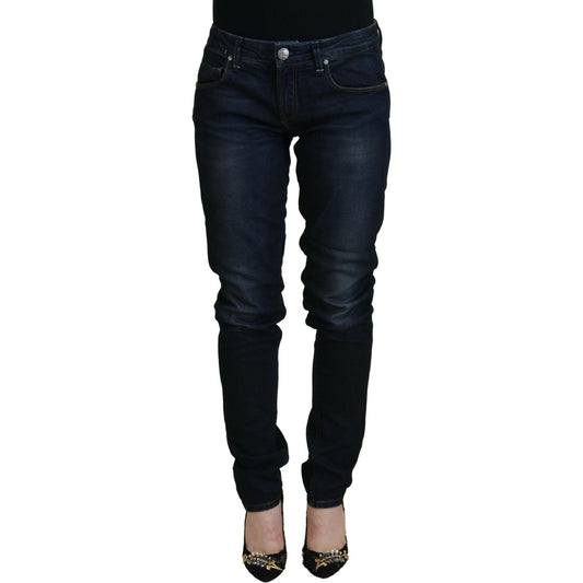 Acht Chic Low Waist Denim Skinny Jeans Acht