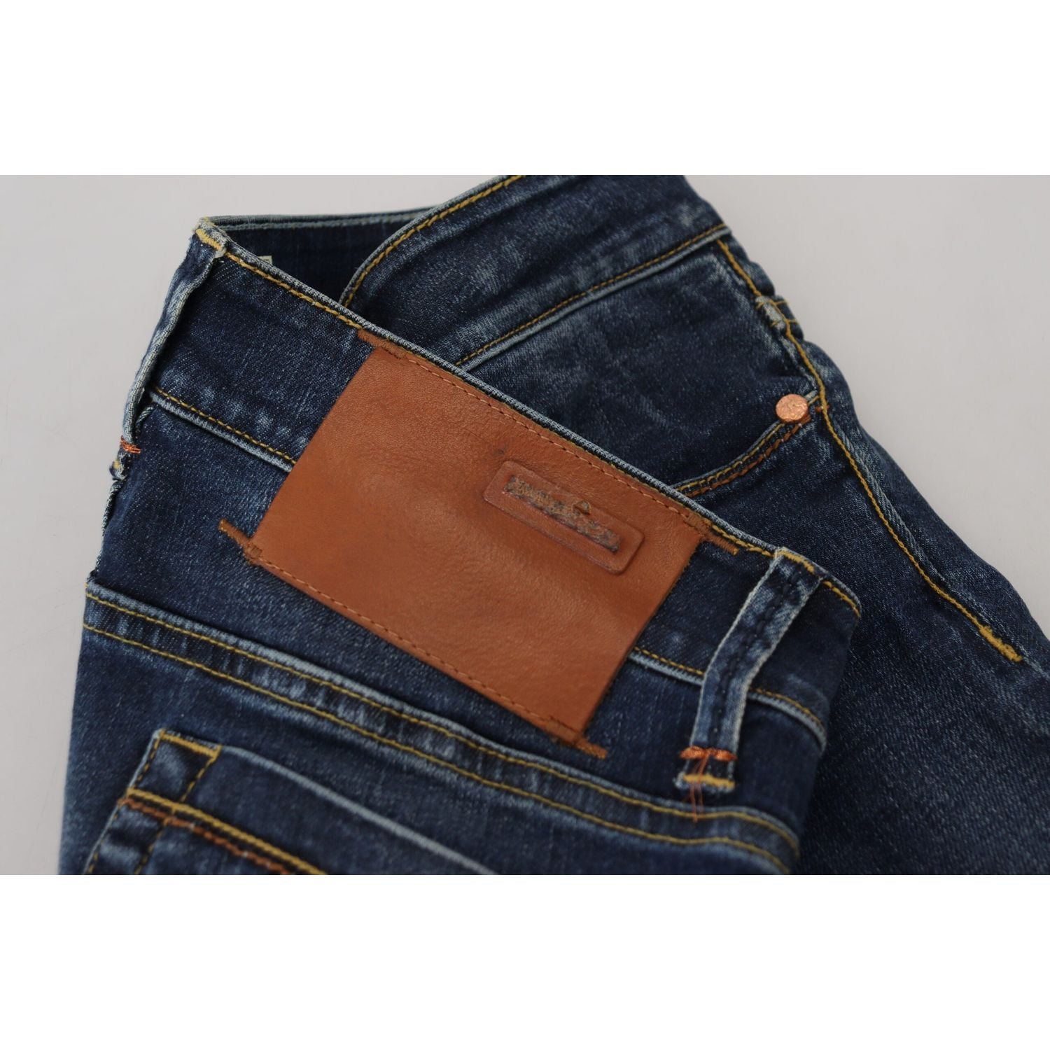 时尚低腰紧身牛仔裤