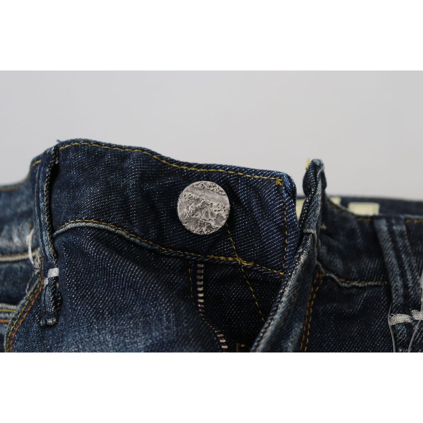 Acht Blue Cotton Slim Fit Women Casual Denim Jeans Acht