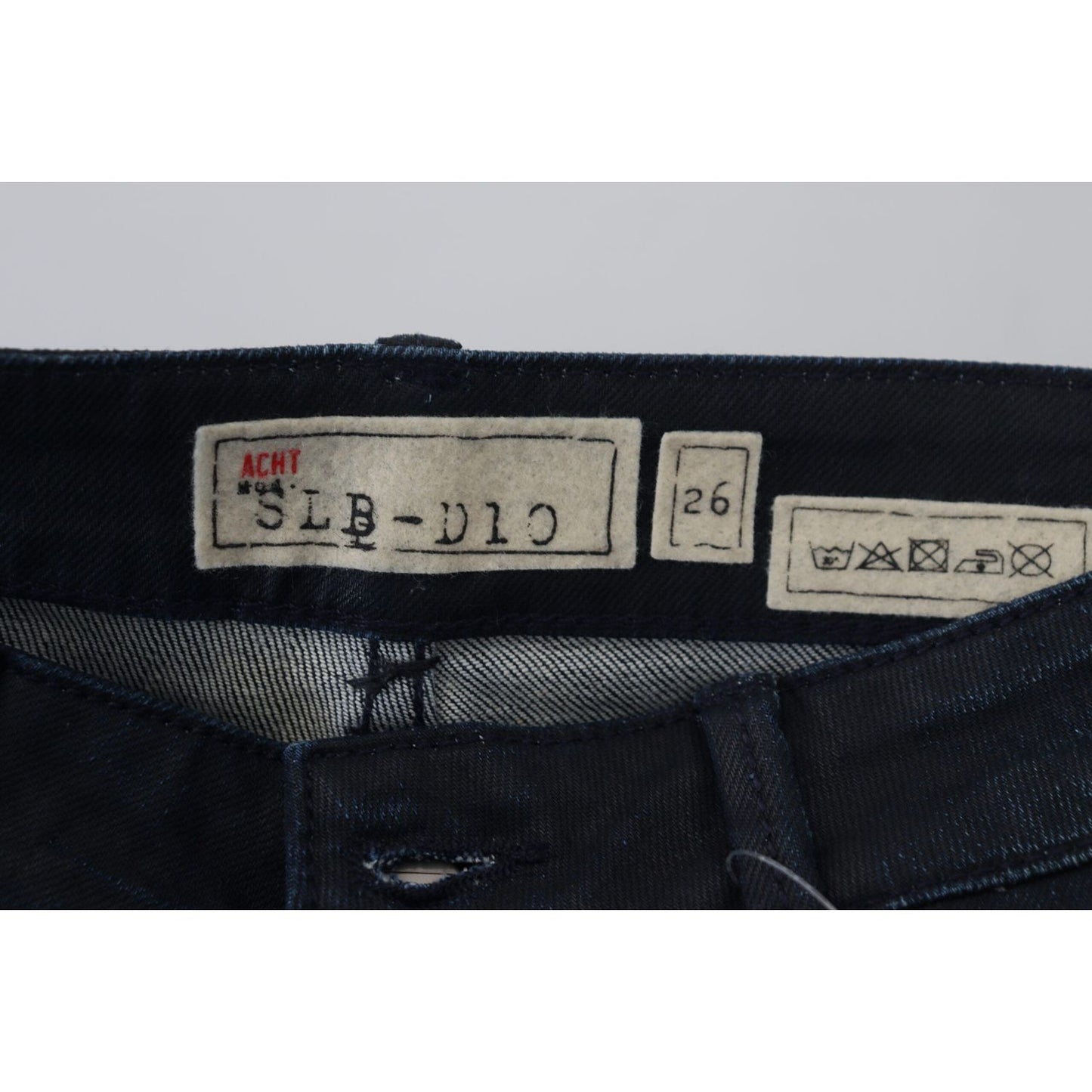 Acht Blue Low Waist Slim Fit Women Denim Jeans Acht