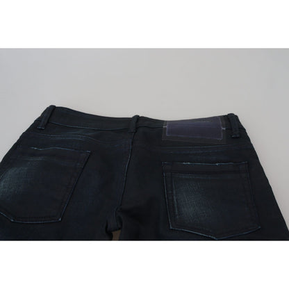 Acht Blue Low Waist Slim Fit Women Denim Jeans Acht