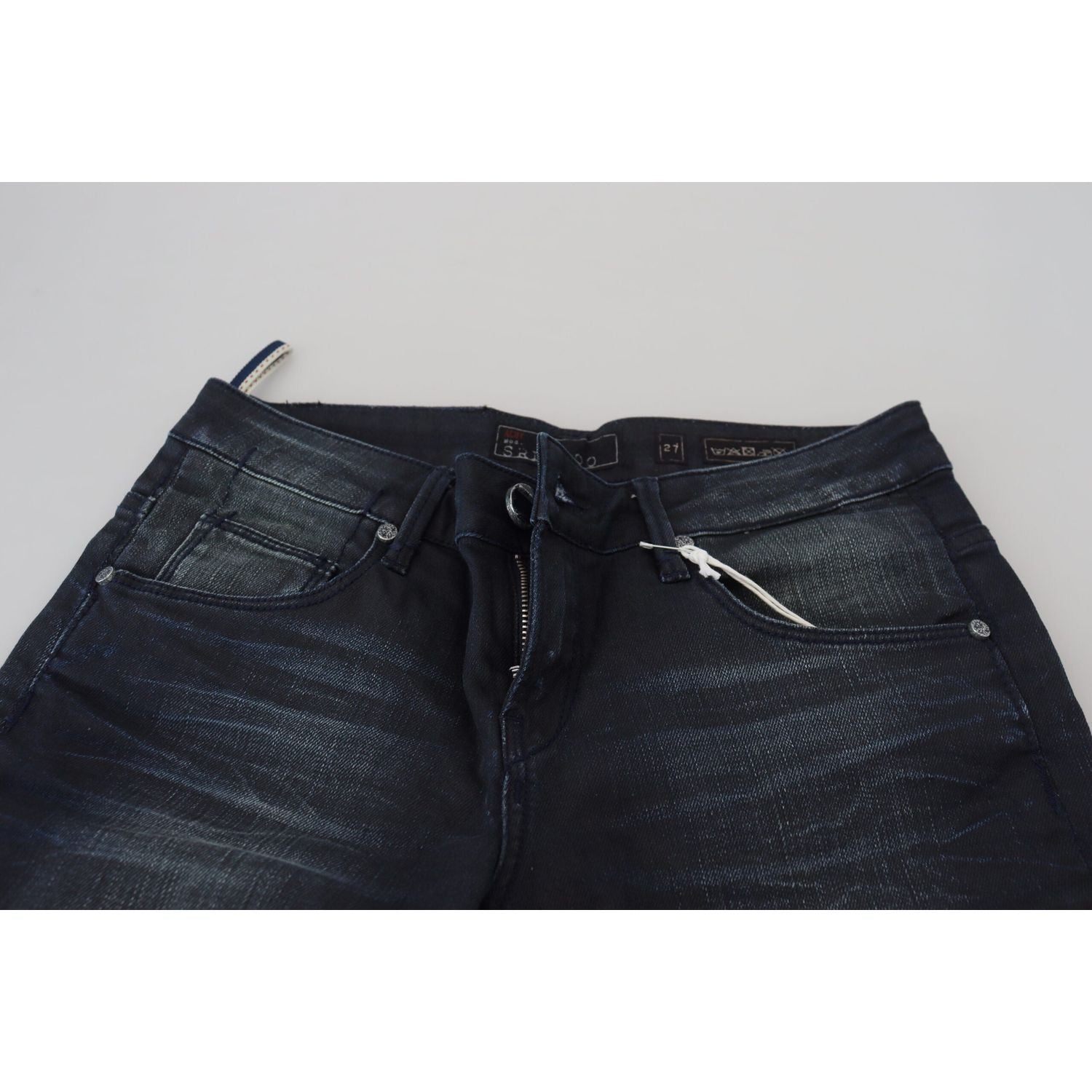 时尚低腰修身牛仔裤