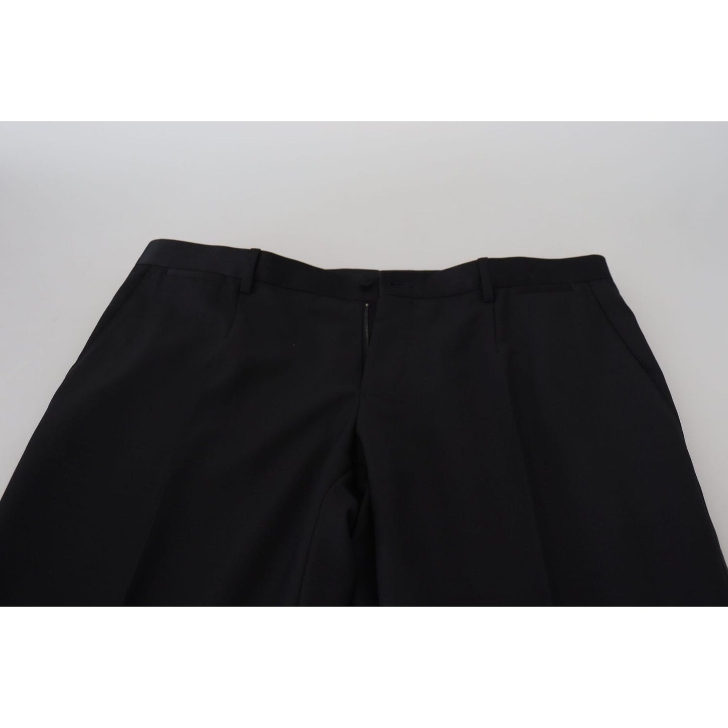 Dolce & Gabbana Elegant Black Dress Pants from Virgin Wool Blend Dolce & Gabbana