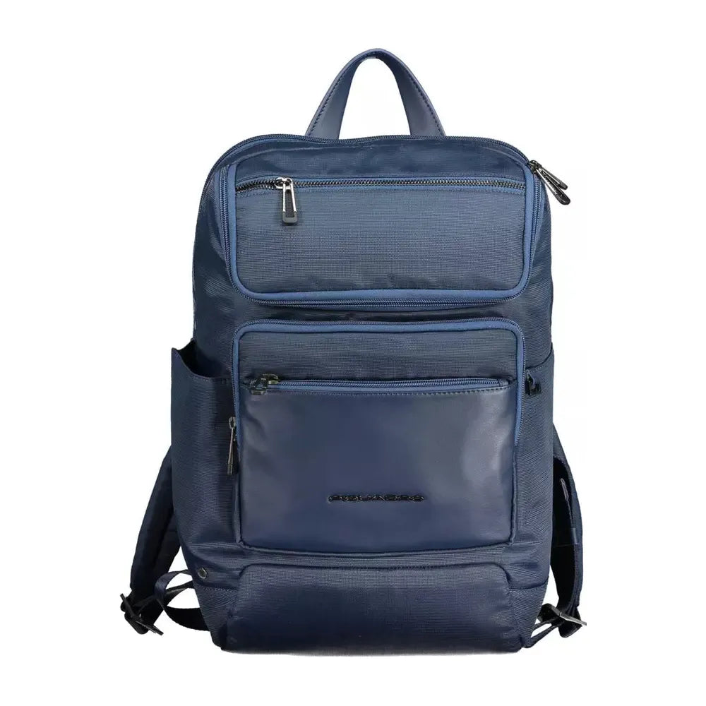 Front view with bag zipped and handles upright.