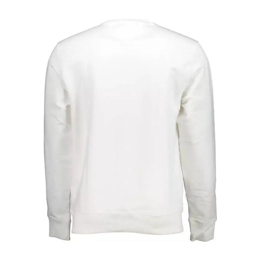 Tommy Hilfiger White Cotton Men Sweater Tommy Hilfiger