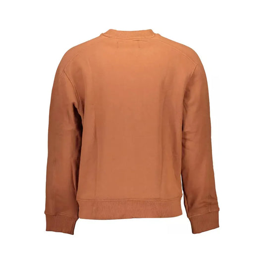 Calvin Klein Brown Cotton Men Sweater Calvin Klein