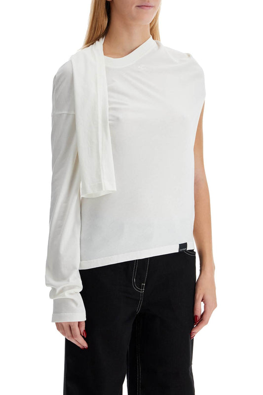 Courreges asymmetric t-shirt Topwear Courreges