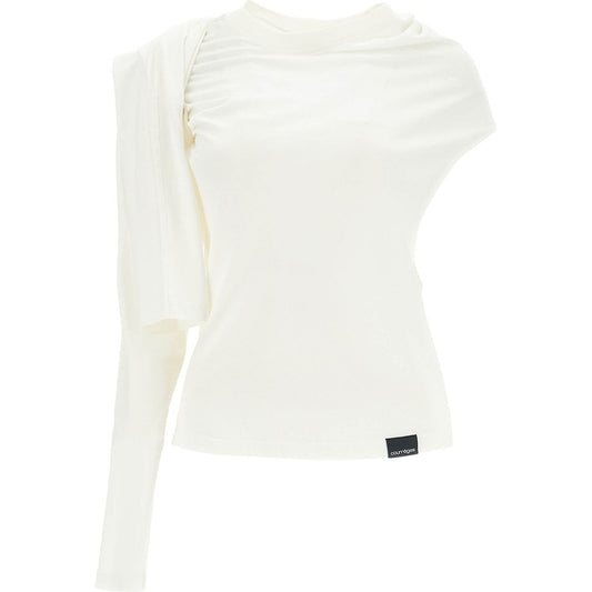 Courreges asymmetric t-shirt Topwear Courreges