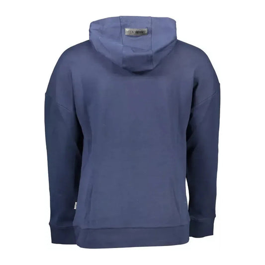 Plein Sport Blue Cotton Men Sweater Plein Sport