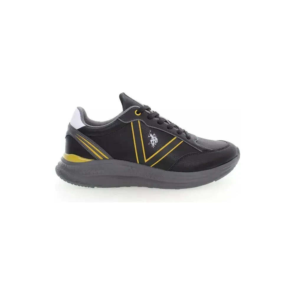 U.S. POLO ASSN. Black Polyester Men Sneaker U.S. POLO ASSN.