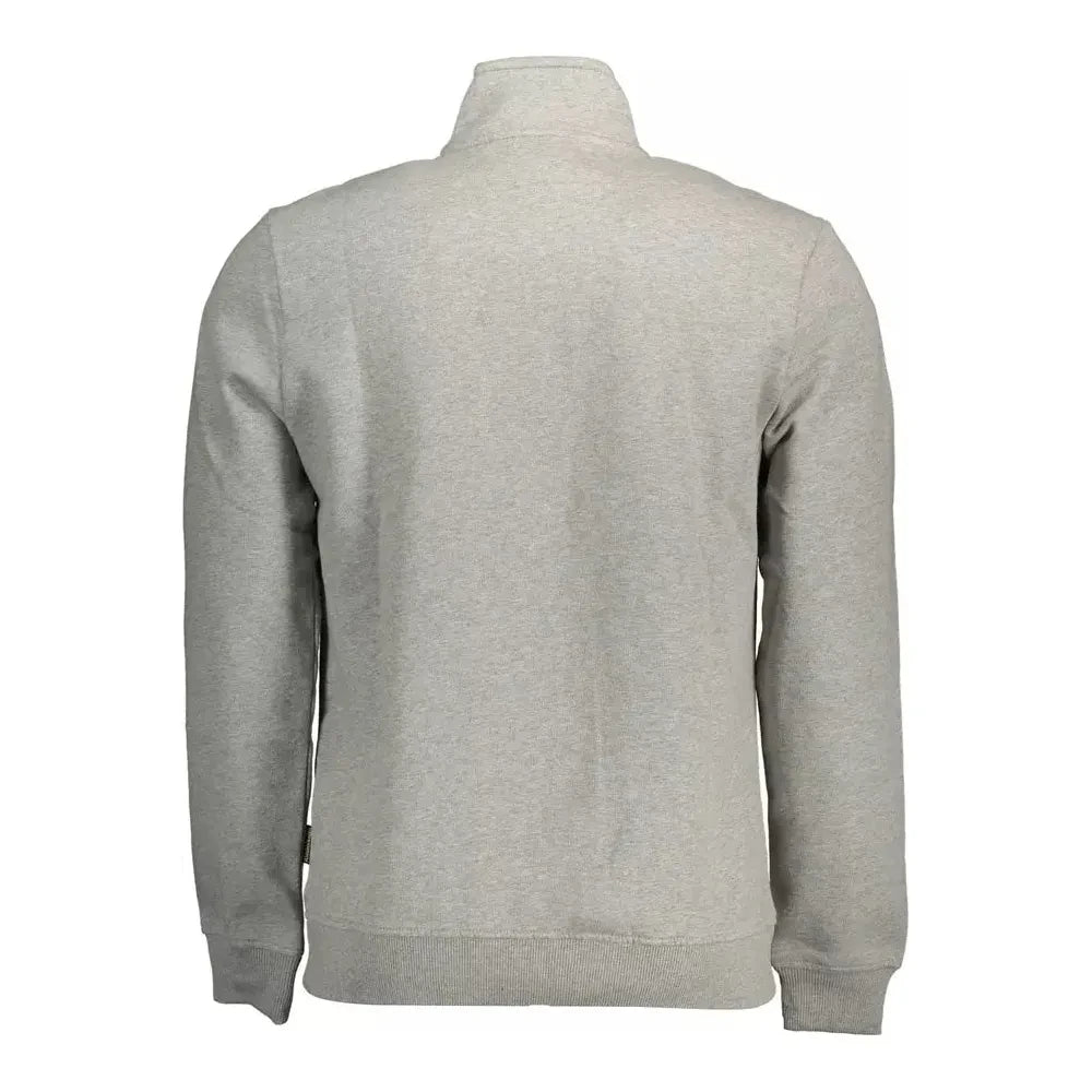 Napapijri Gray Cotton Men Sweater