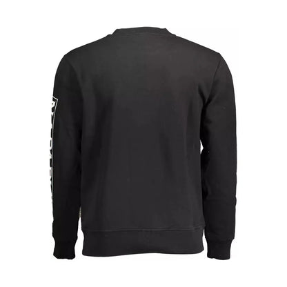 Napapijri Black Cotton Sweater Napapijri