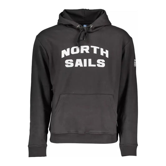 North Sails Black Cotton Men Sweater