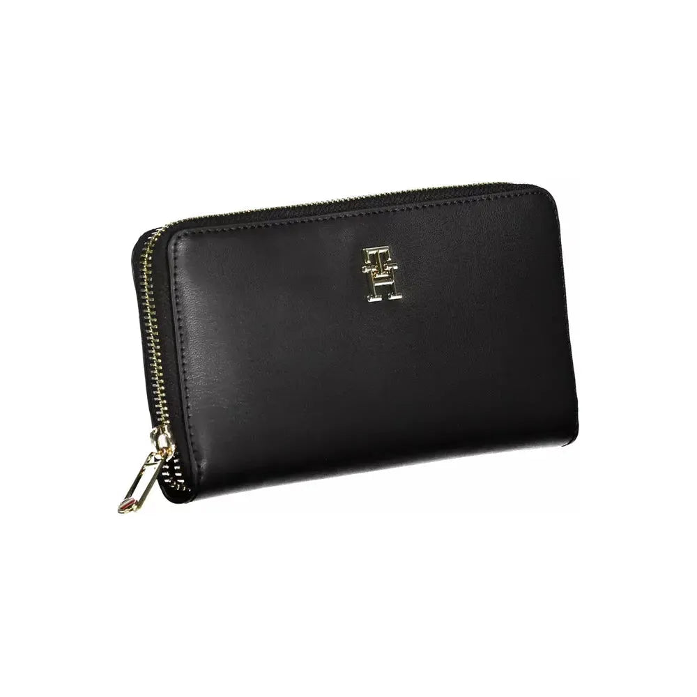 Tommy Hilfiger Black Polyethylene Women Wallet Tommy Hilfiger