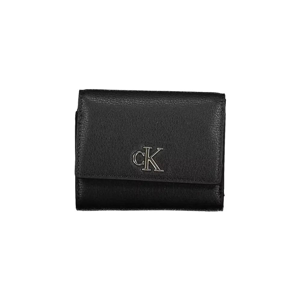 Calvin Klein Black Polyester Women Wallet Calvin Klein