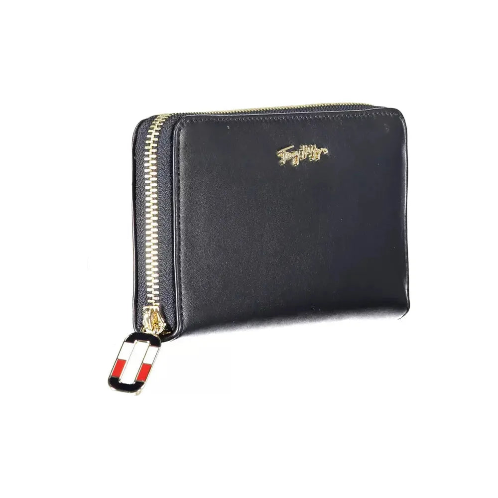 Tommy Hilfiger Blue Leather Women Wallet Tommy Hilfiger