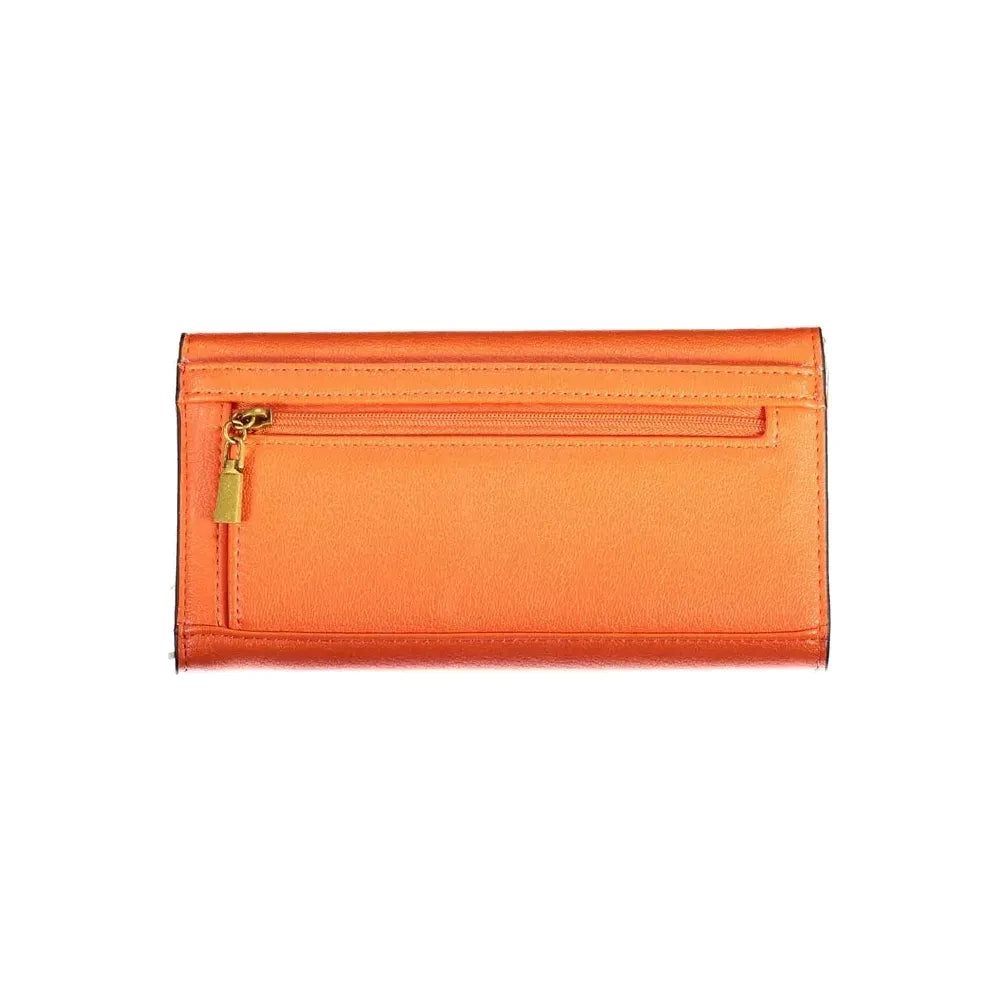 Guess Jeans Orange Polyethylene Women Wallet Guess Jeans