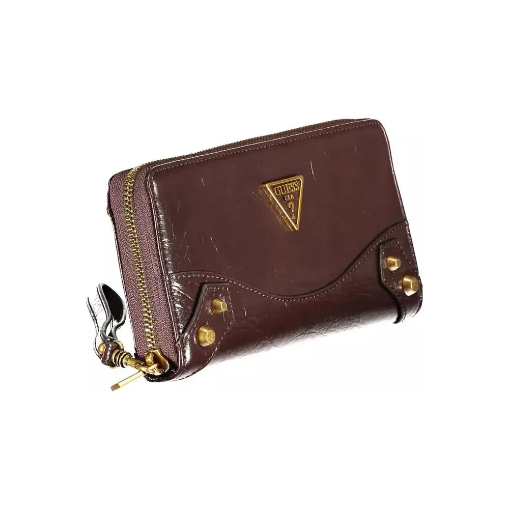 Guess Jeans Brown Polyethylene Women Wallet Guess Jeans