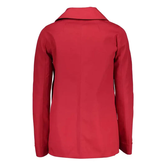 Gant Red Cotton Women Jacket Gant