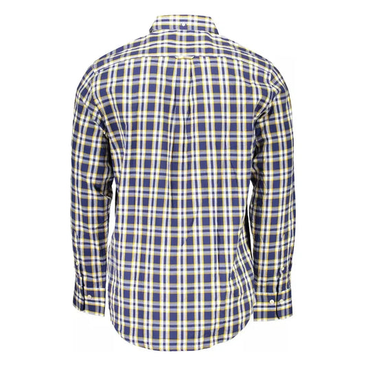 Gant Blue Cotton Men Shirt Gant