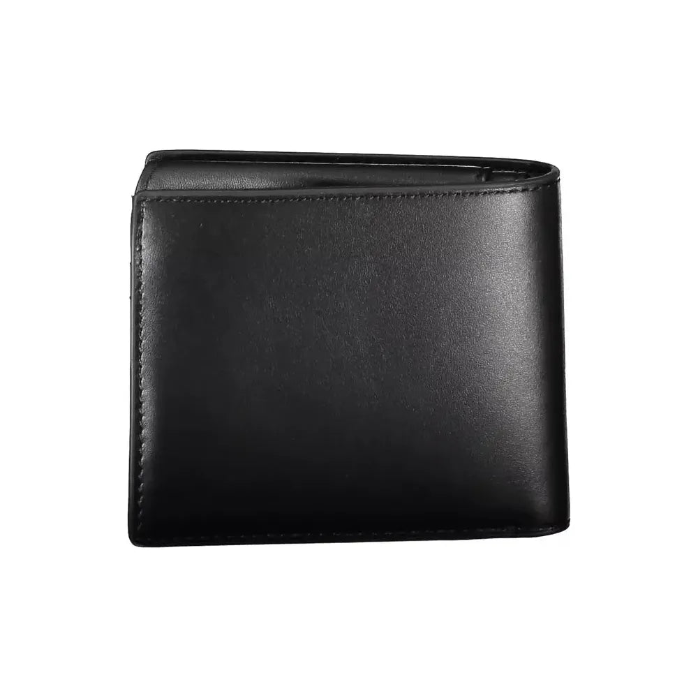 Tommy Hilfiger Black Leather Men Wallet