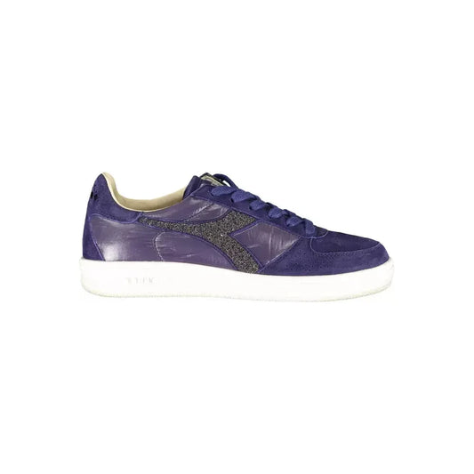 Diadora Blue Leather Women Sneaker Diadora