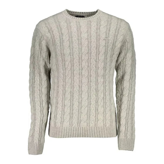 Gant Gray Wool Men Sweater Gant