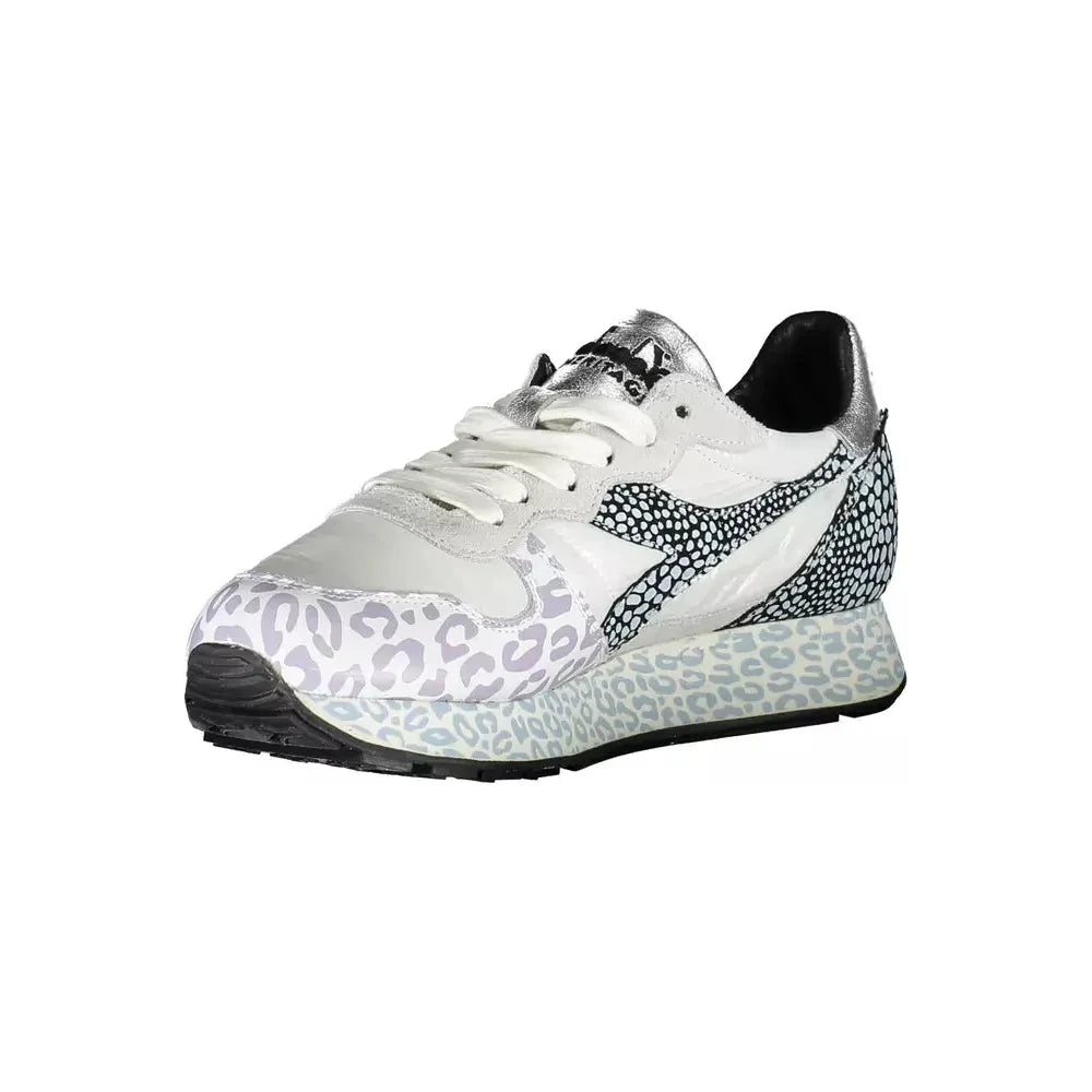 Diadora White Fabric Women Sneaker Diadora