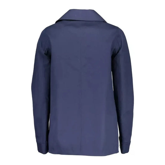 Gant Blue Cotton Women Jacket Gant