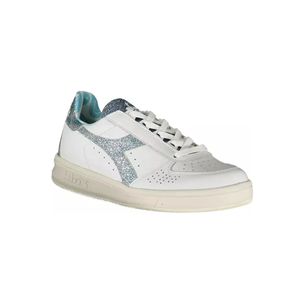 Diadora White Leather Women Sneaker Diadora