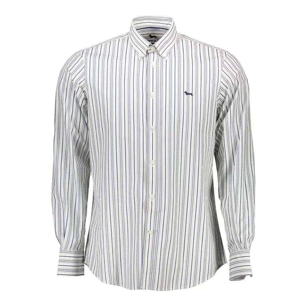 Harmont & Blaine White Cotton Men Shirt