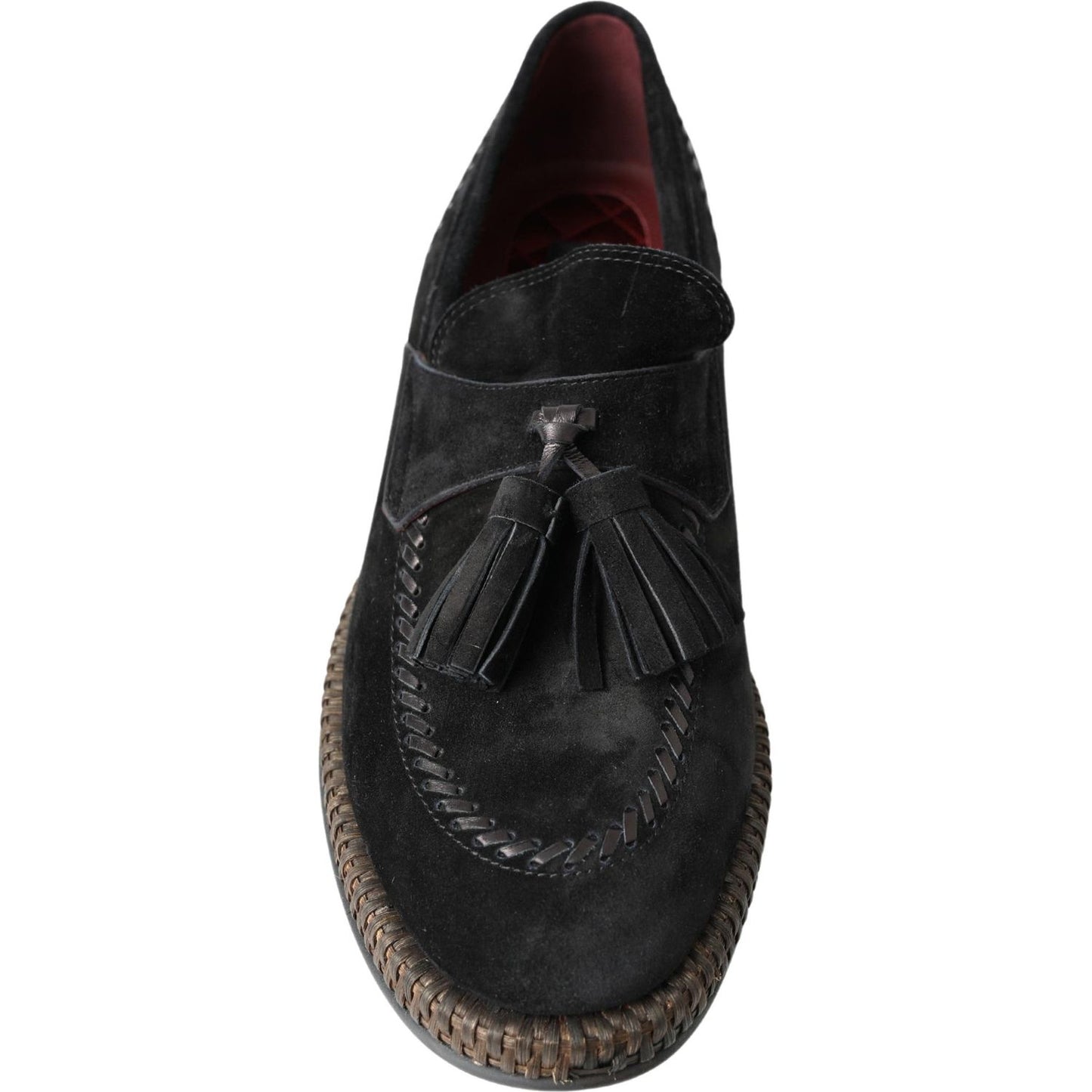 Dolce & Gabbana Elegant Black Suede Espadrilles Sneakers Dolce & Gabbana