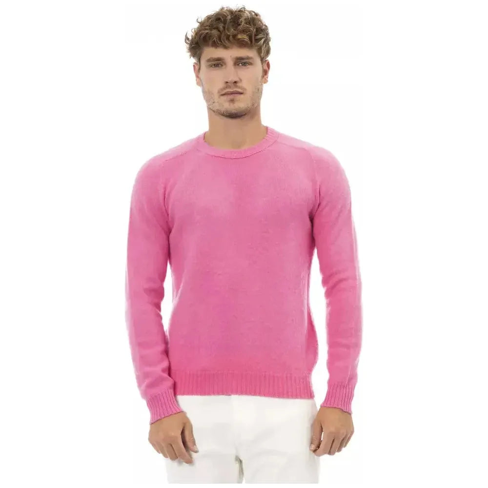 Alpha Studio Multicolor Wool Men Sweater Alpha Studio