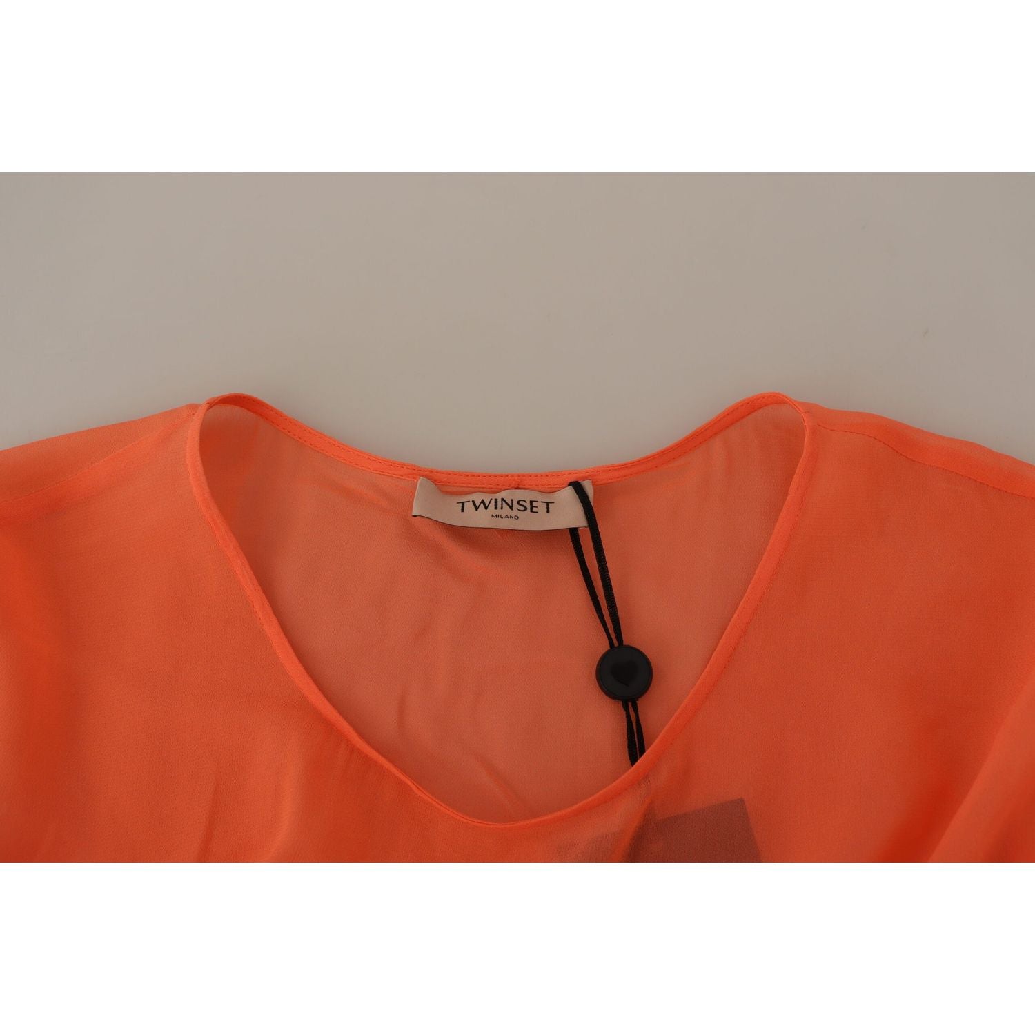 优雅珊瑚色短袖长裙