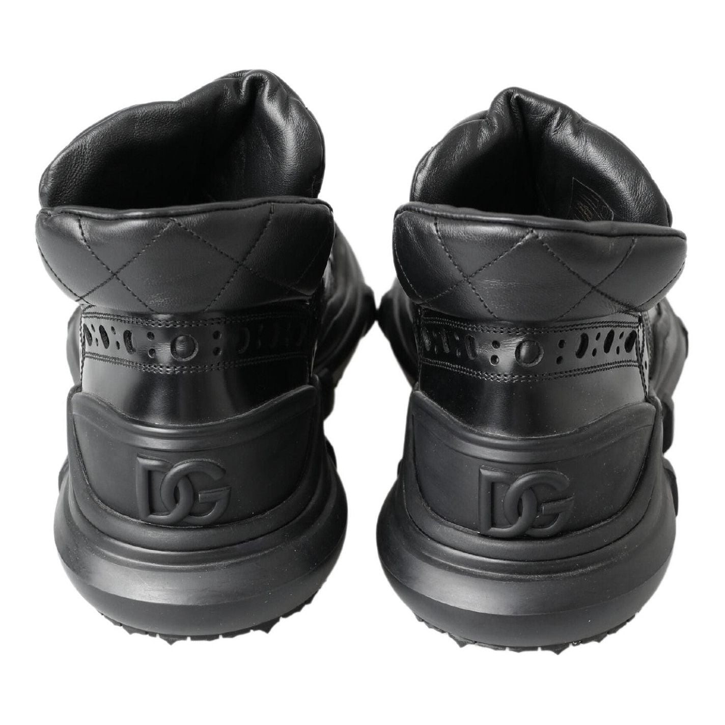 优雅黑色皮革踝靴